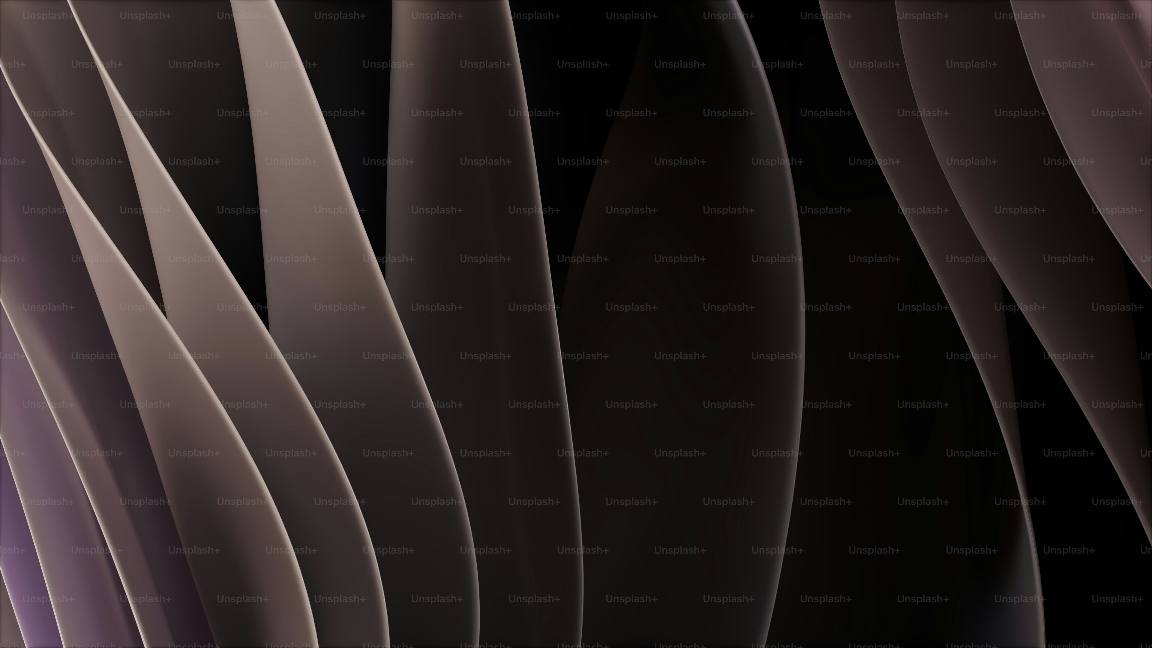 A black and purple abstract background with wavy lines photo ...