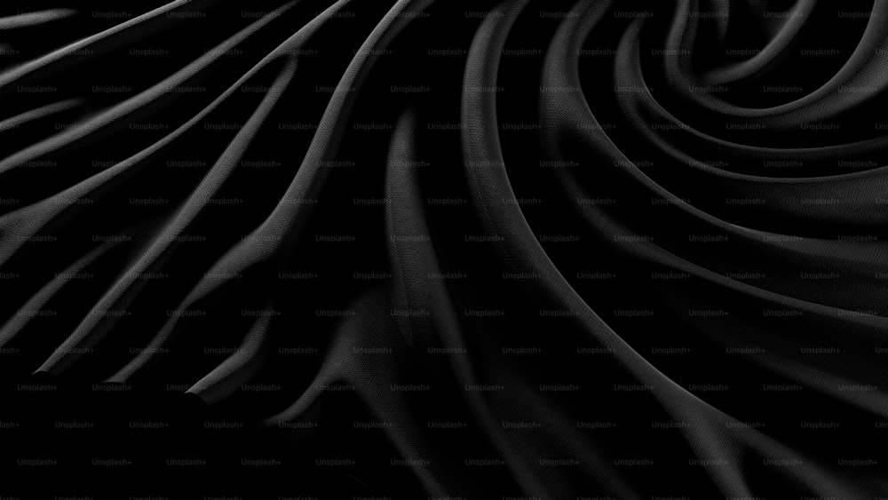 a black background with a wavy pattern