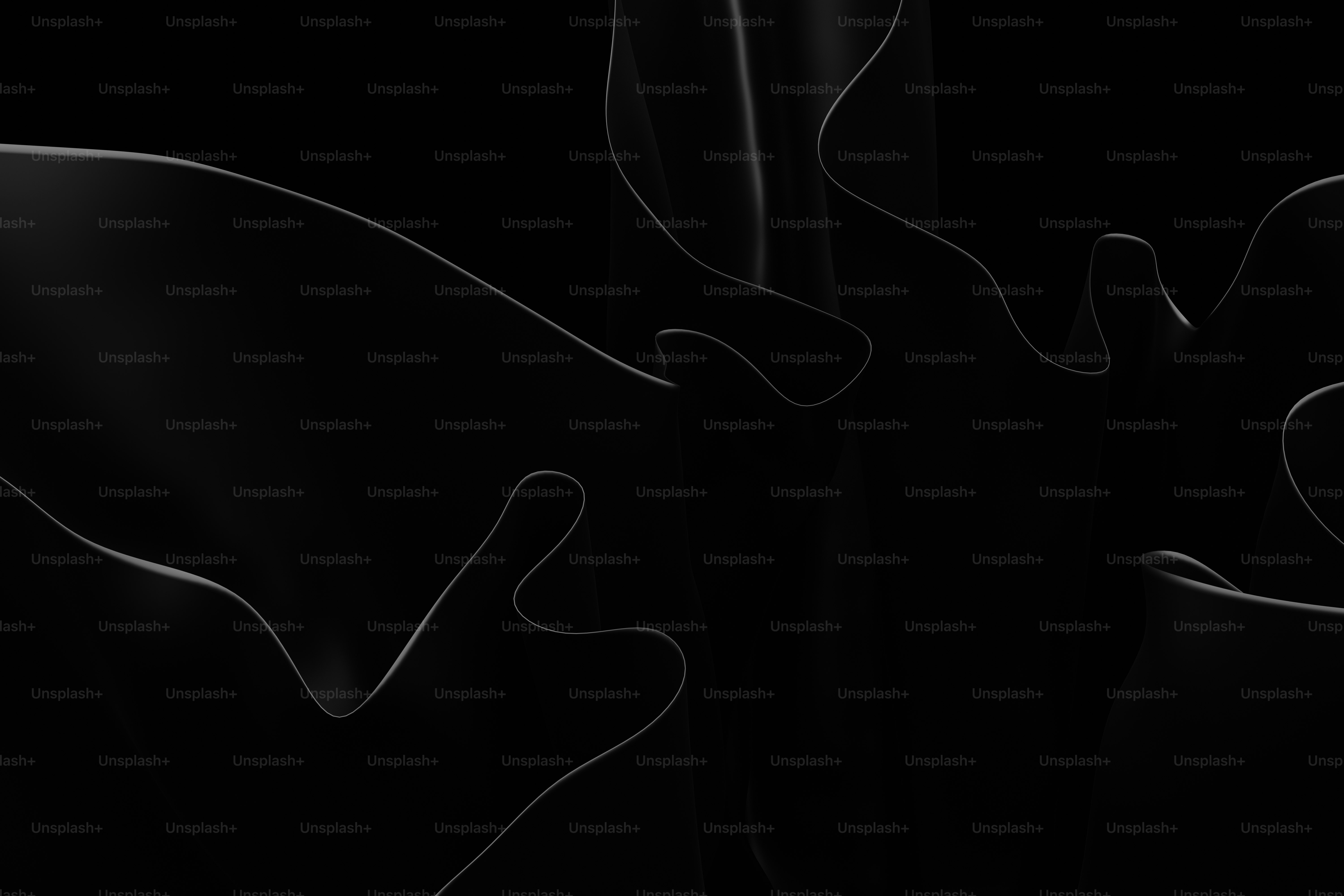 una foto in bianco e nero di forme astratte