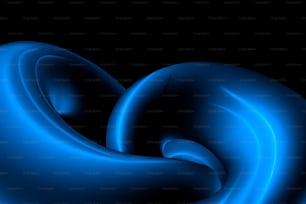 a computer generated image of a blue swirl