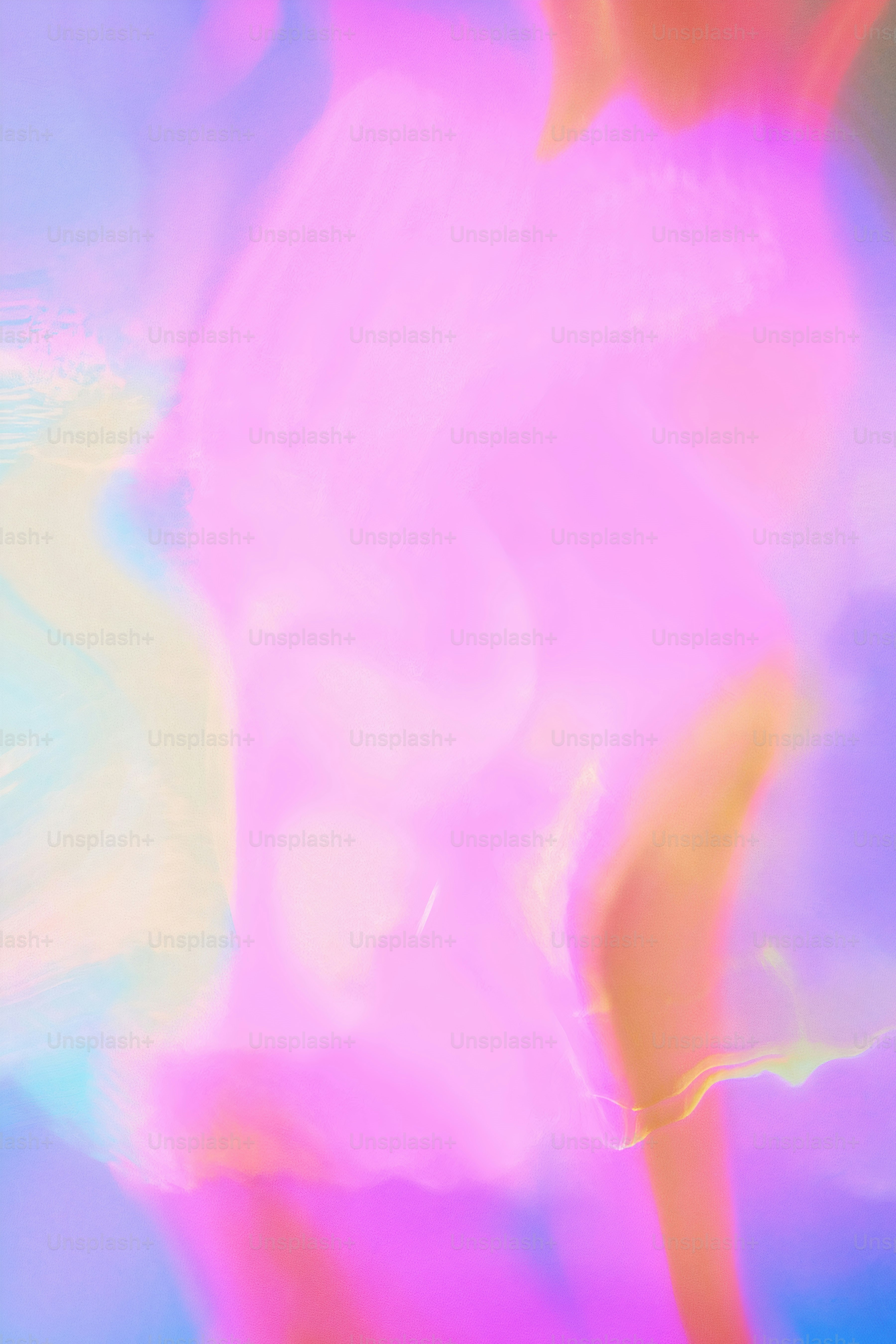 a blurry image of a person with a cell phone