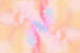 a blurry image of a pink, blue, and yellow background