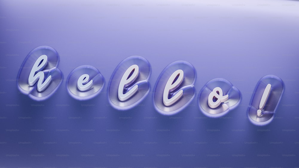 Un gruppo di lettere che scandiscono la parola Beeley