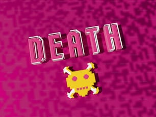 Una imagen generada por computadora de la palabra muerte