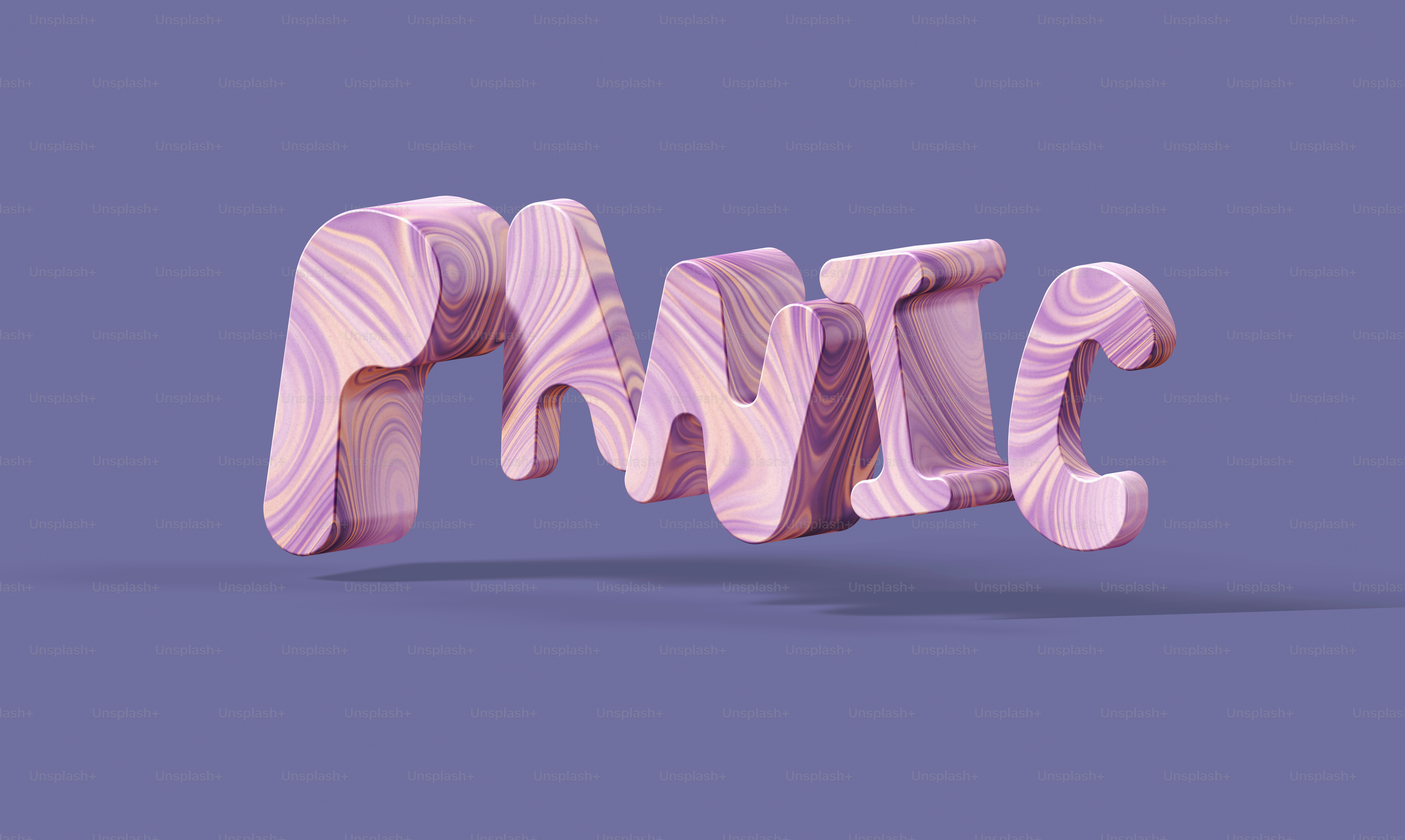 a wooden type of the word panic on a purple background