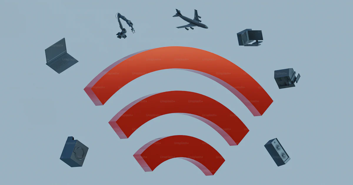 Wi Fi Rouge Un symbole WiFi rouge volant dans les airs photo – Image de Wi-Fi sur ...