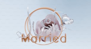 a picture of a sign that says married
