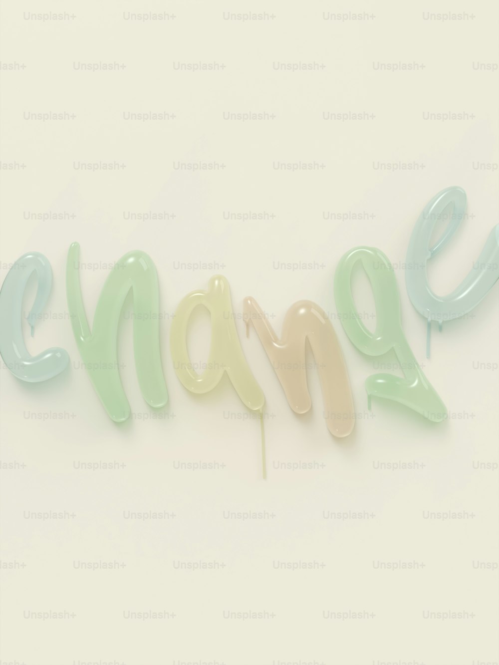 a word made out of balloons that spell out the word imagine