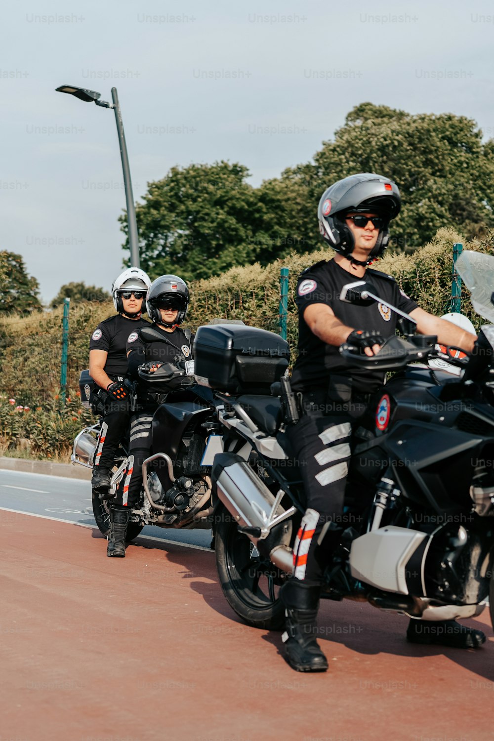 a couple of people that are on a motorcycle