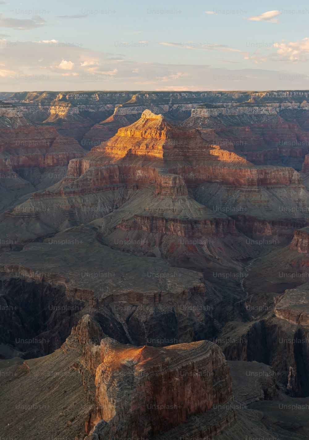 Una vista del Gran Cañón del Gran Cañón