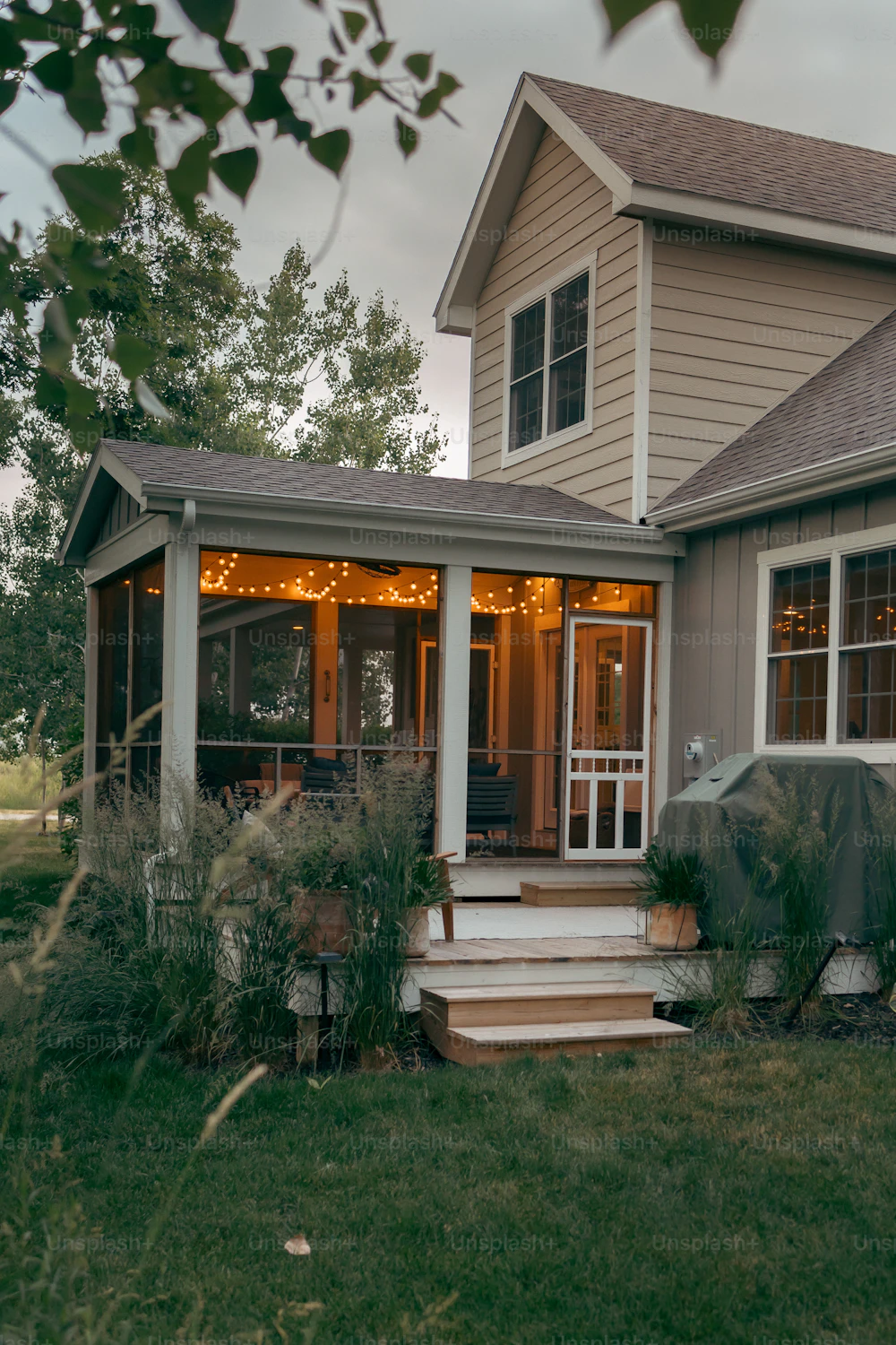 House with a wraparound covered porch