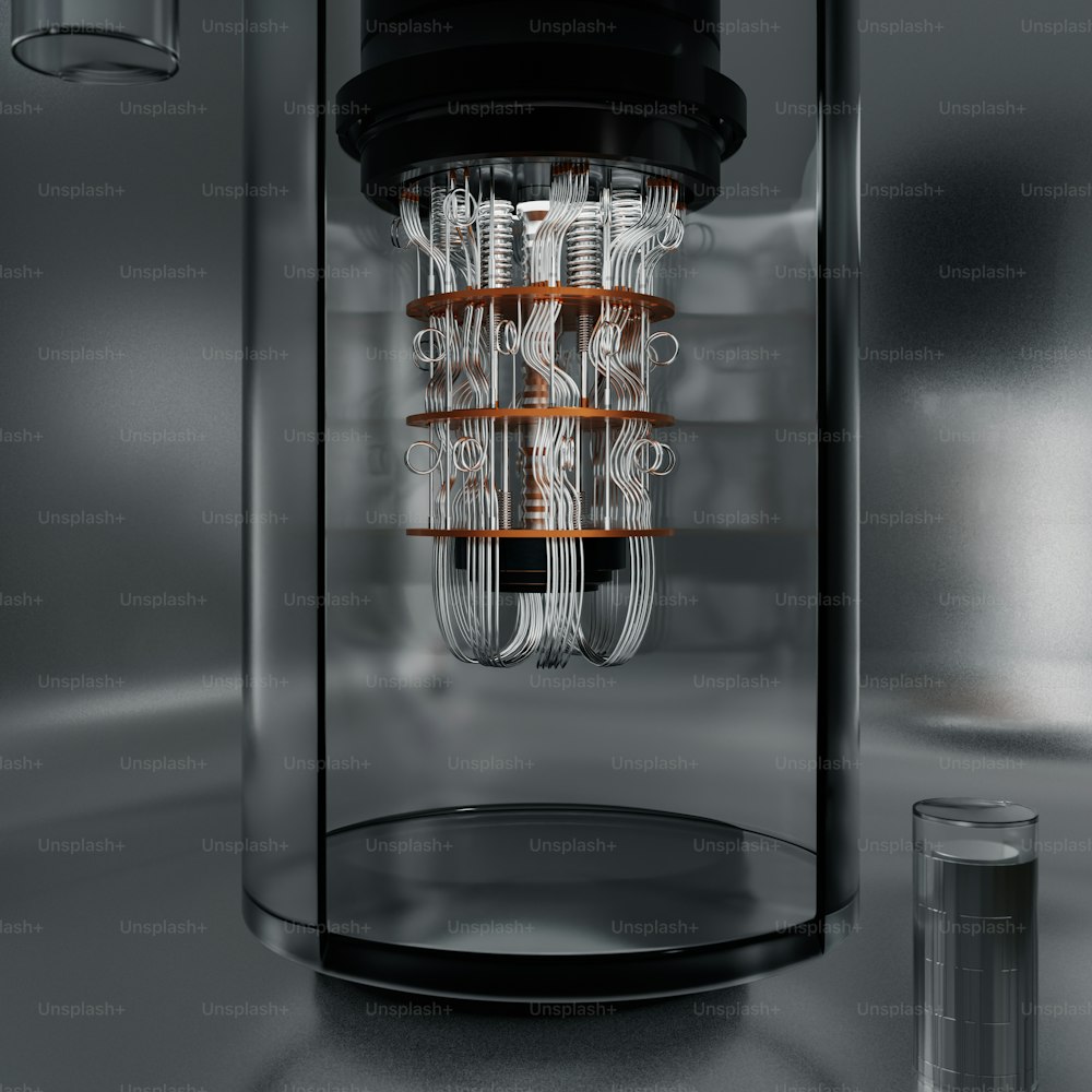 a light bulb inside of a glass case