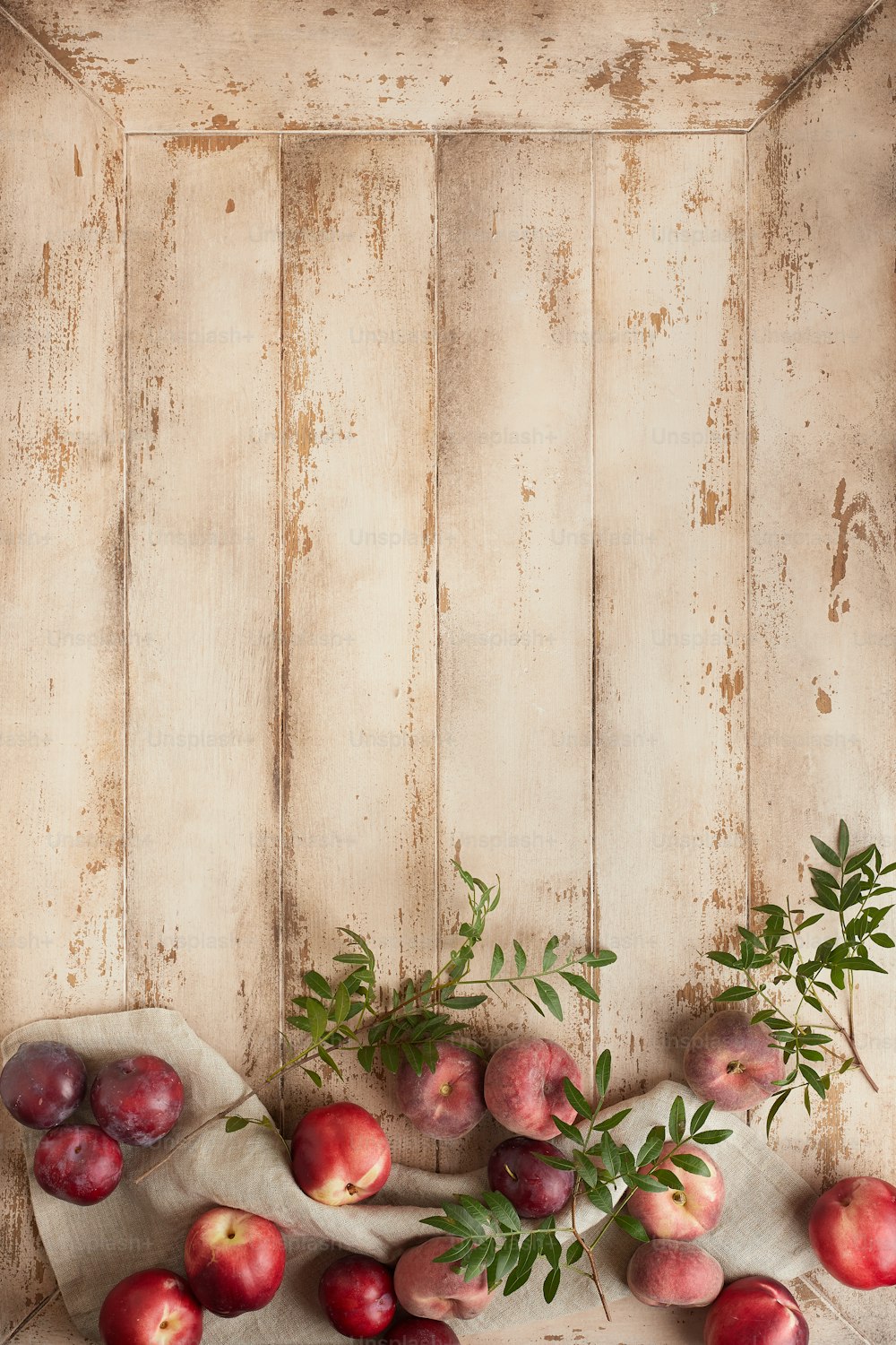 a bunch of fruit sitting on top of a table