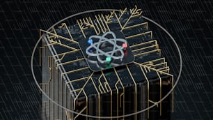 ein computergeneriertes Bild eines elektronischen Geräts
