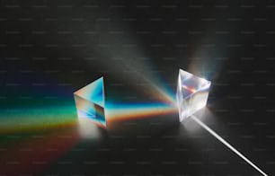 una imagen de un objeto con una luz que sale de él