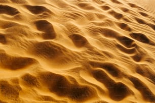 ein Sandstrand, der mit viel Sand bedeckt ist