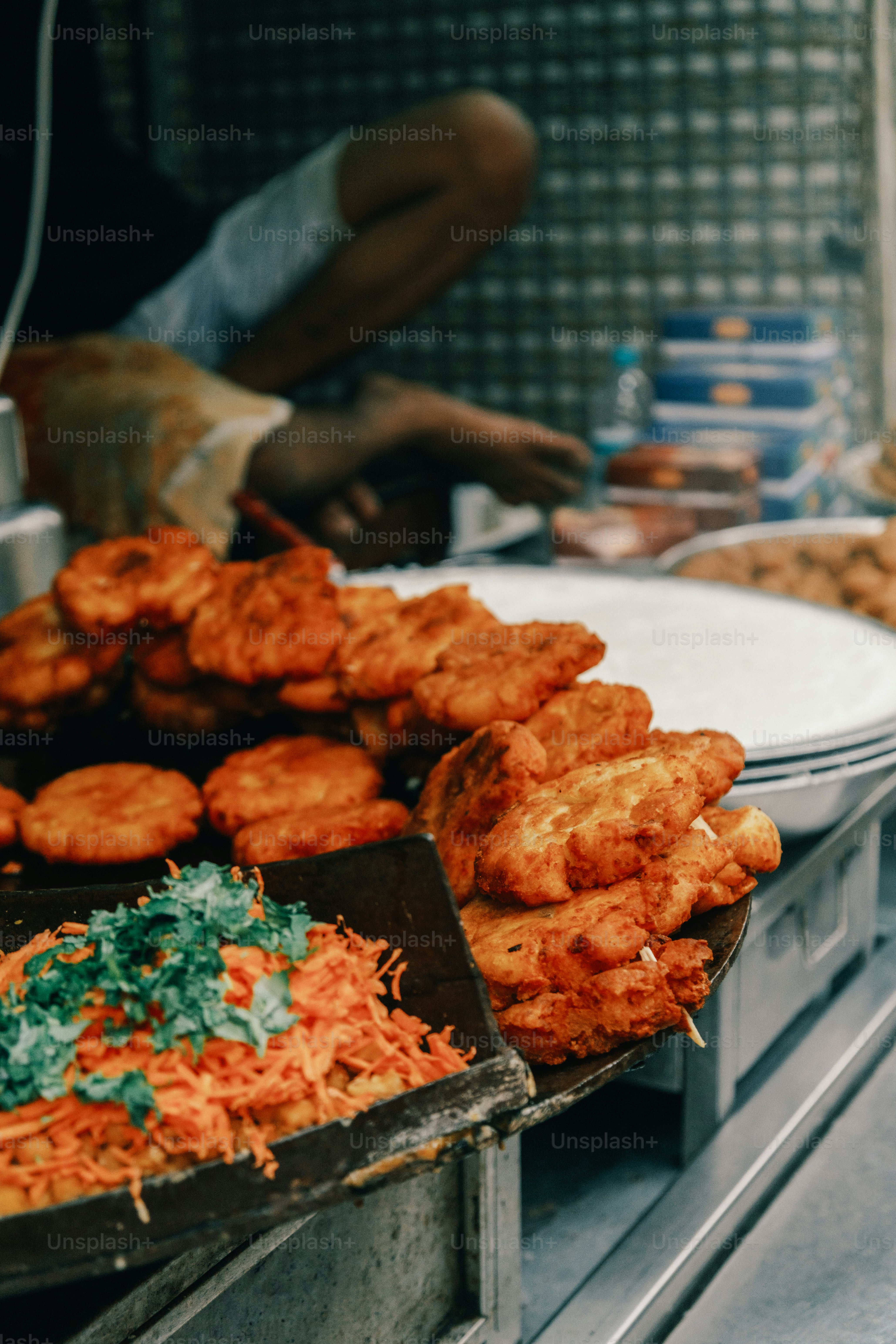 a bunch of food that is on a table