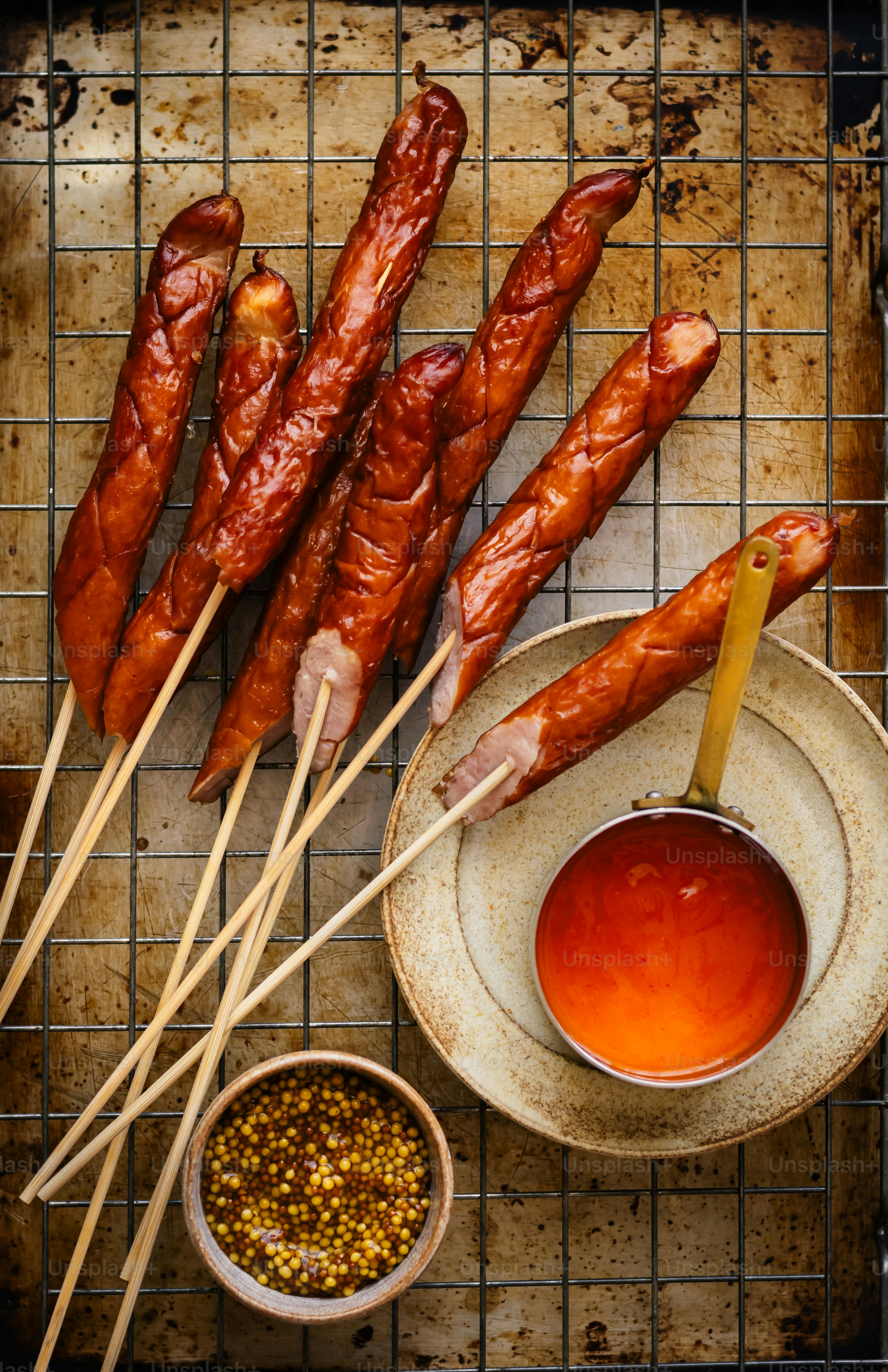 a bunch of food that is on a table