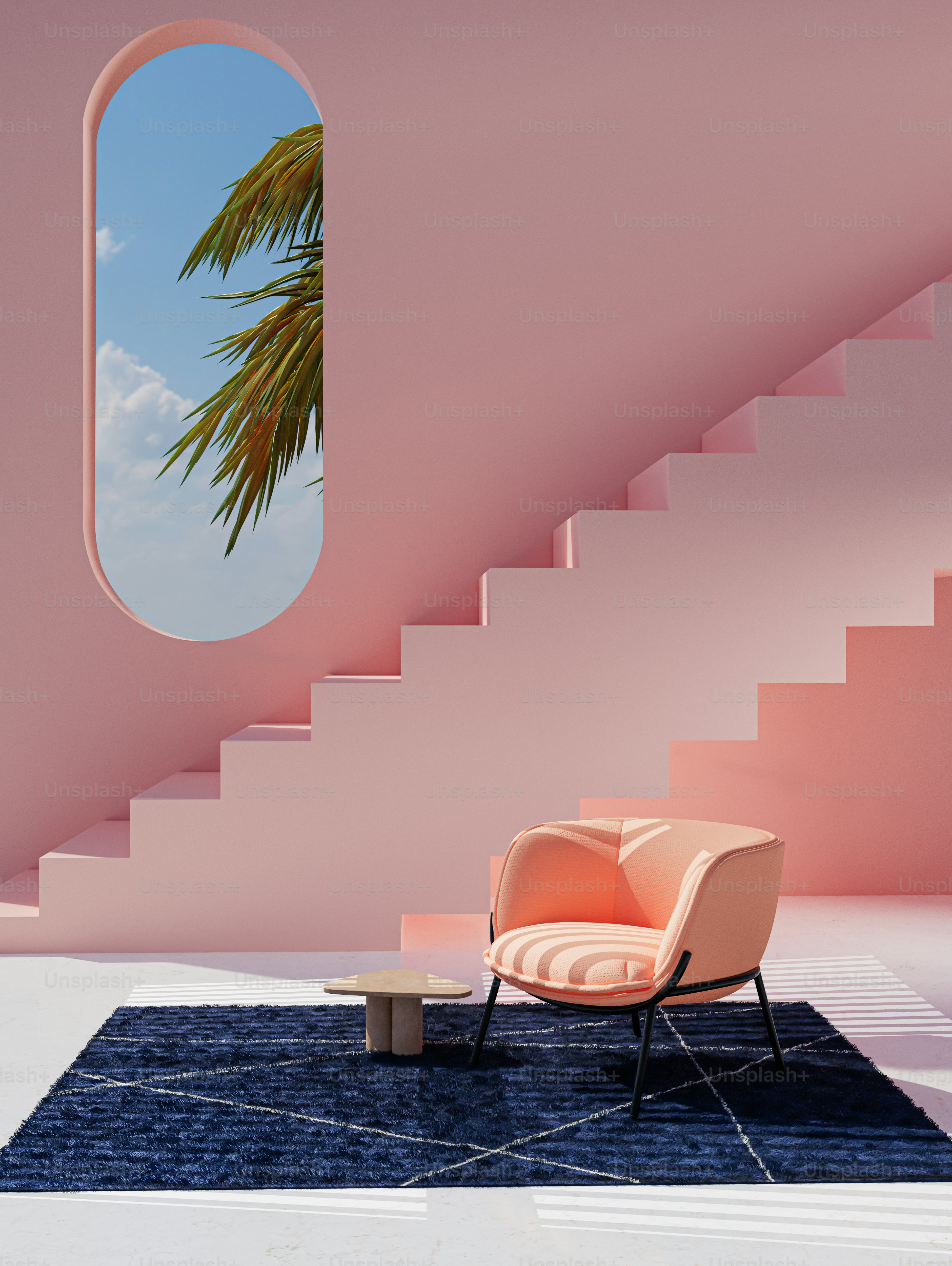 uma cadeira e uma mesa em uma sala