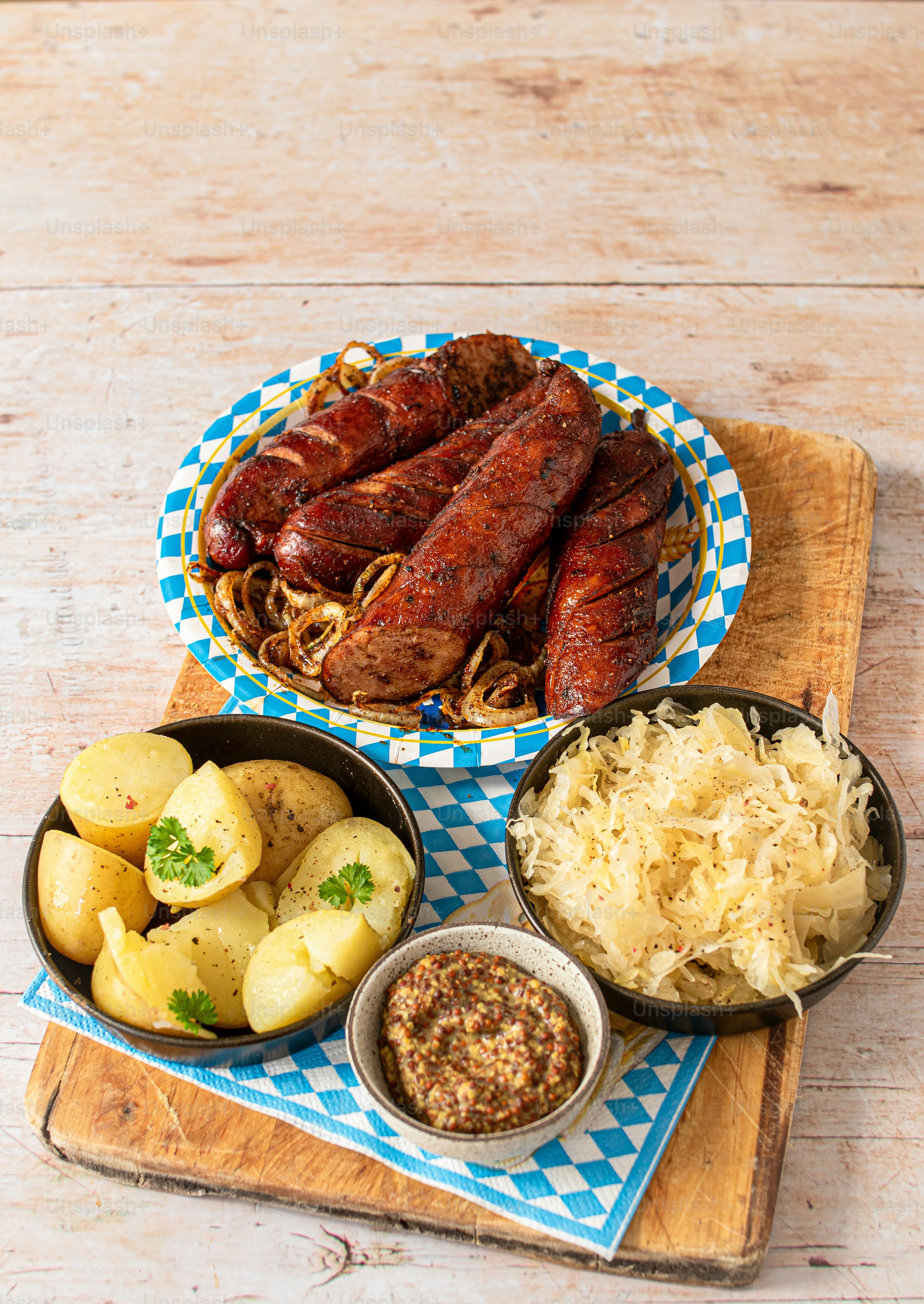 Pork Knuckle with Sauerkraut.