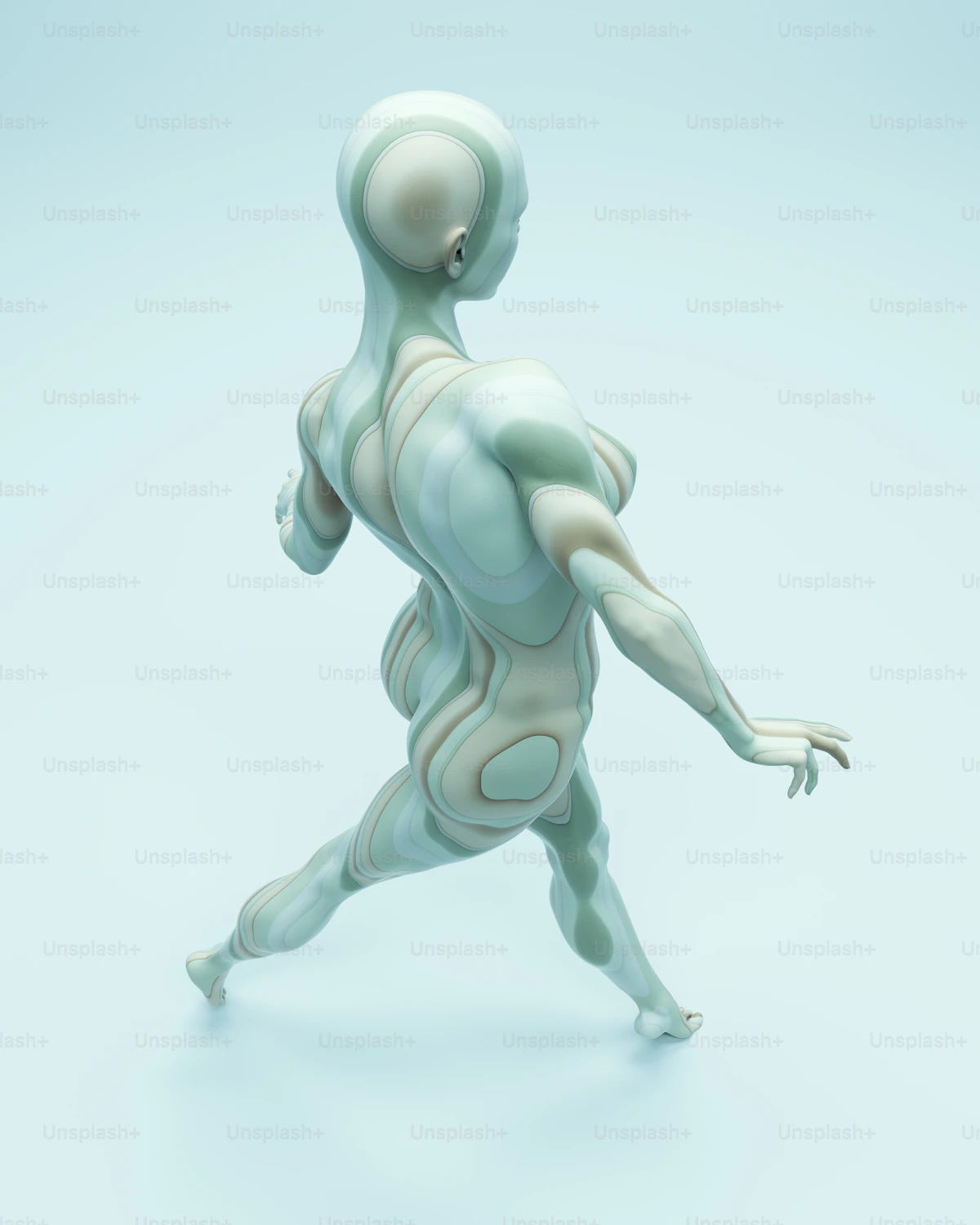 3D biomechanical movement rendering