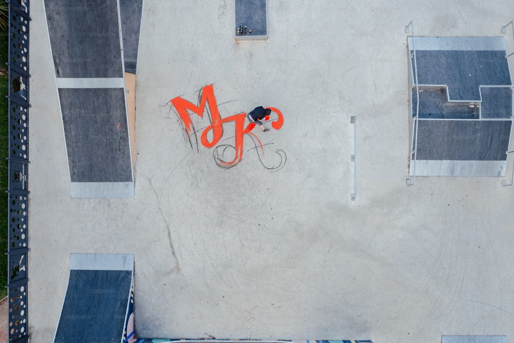 a man riding a skateboard down the side of a ramp