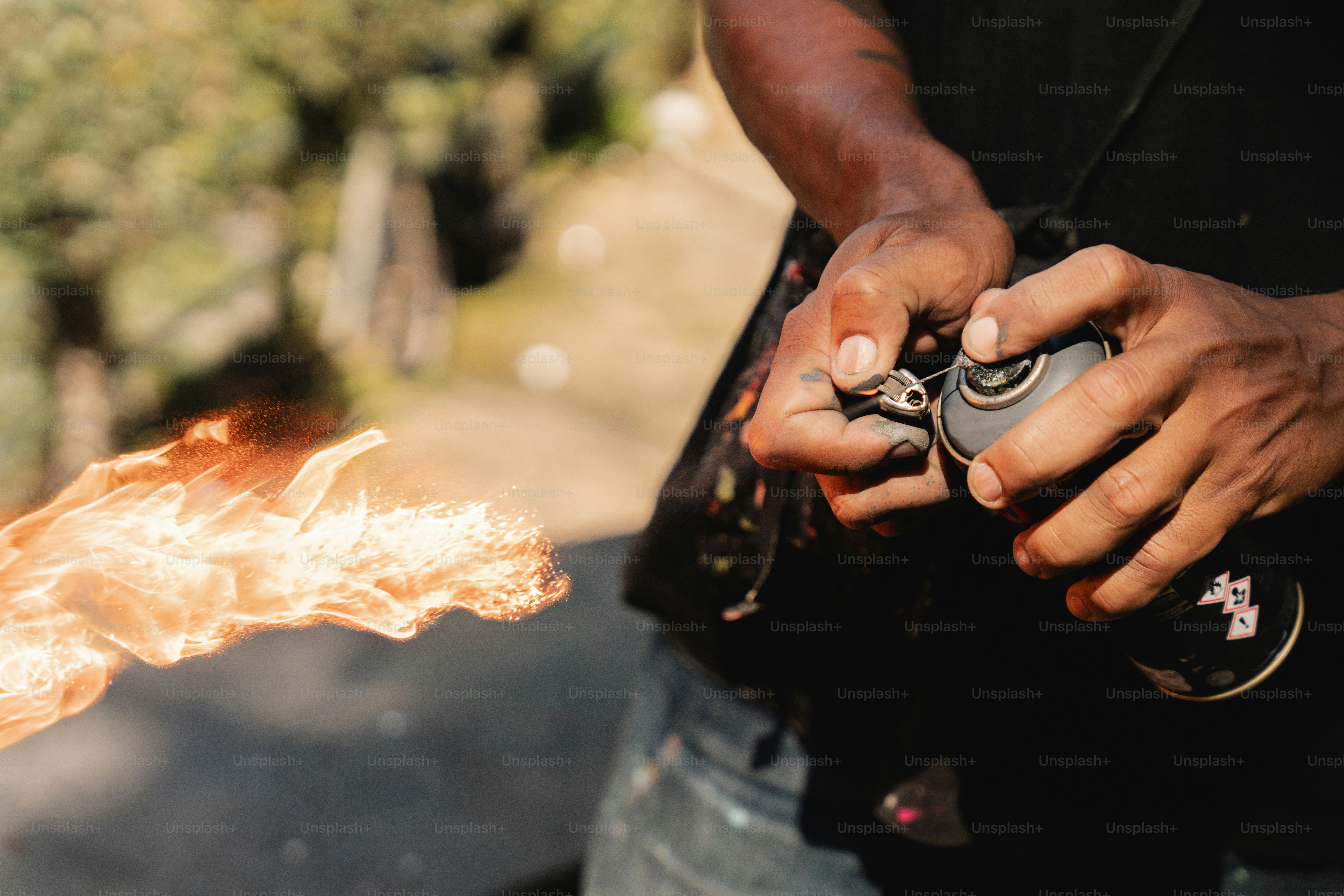 a person holding a camera in their hands