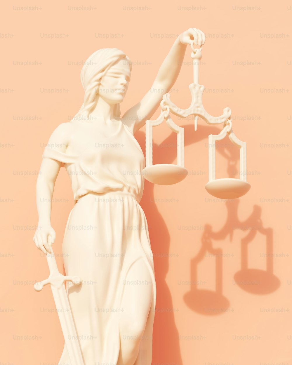 a statue of a lady justice holding a scale of justice