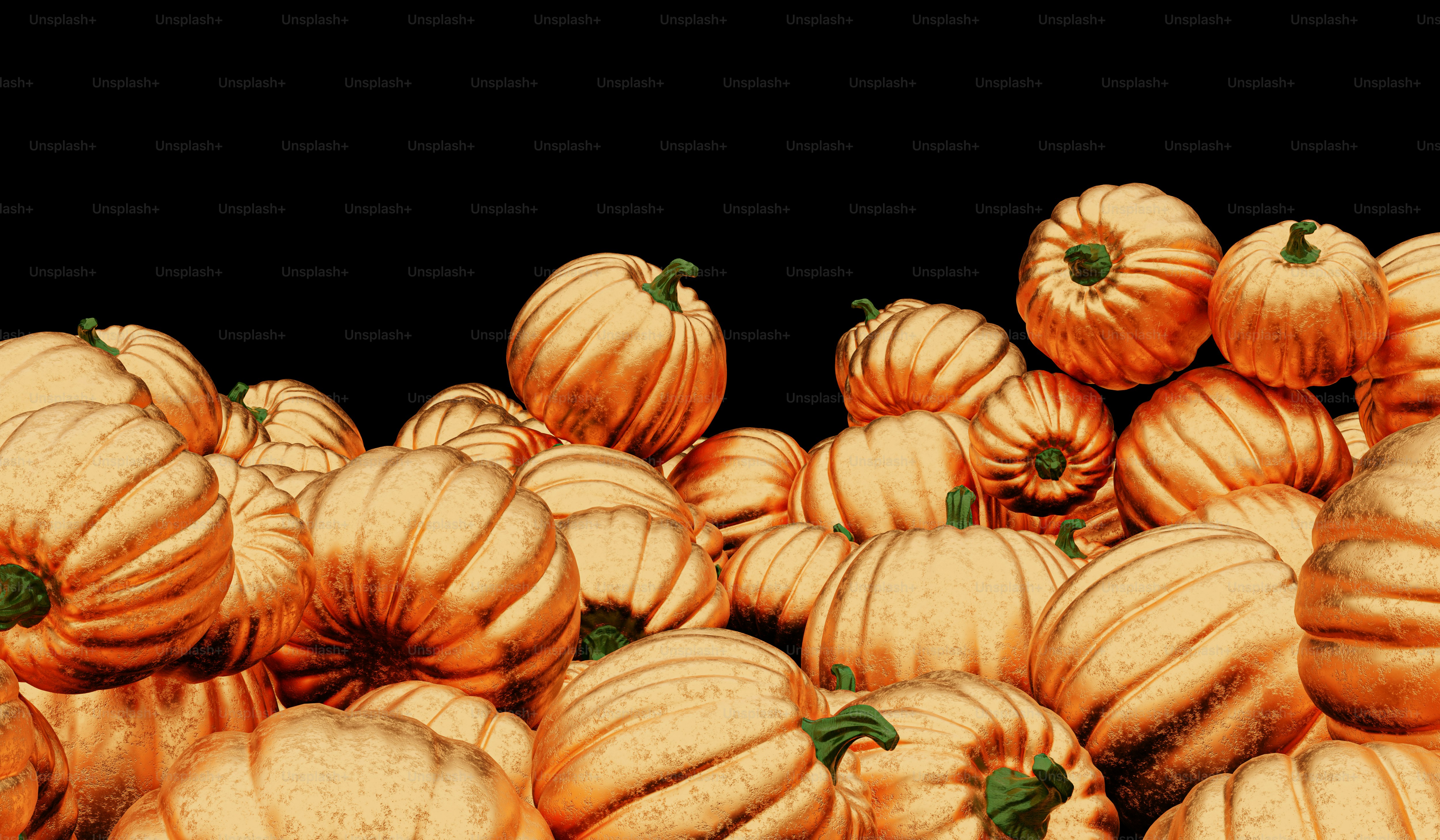 A pile of pumpkins sitting next to each other photo – Halloween Image ...