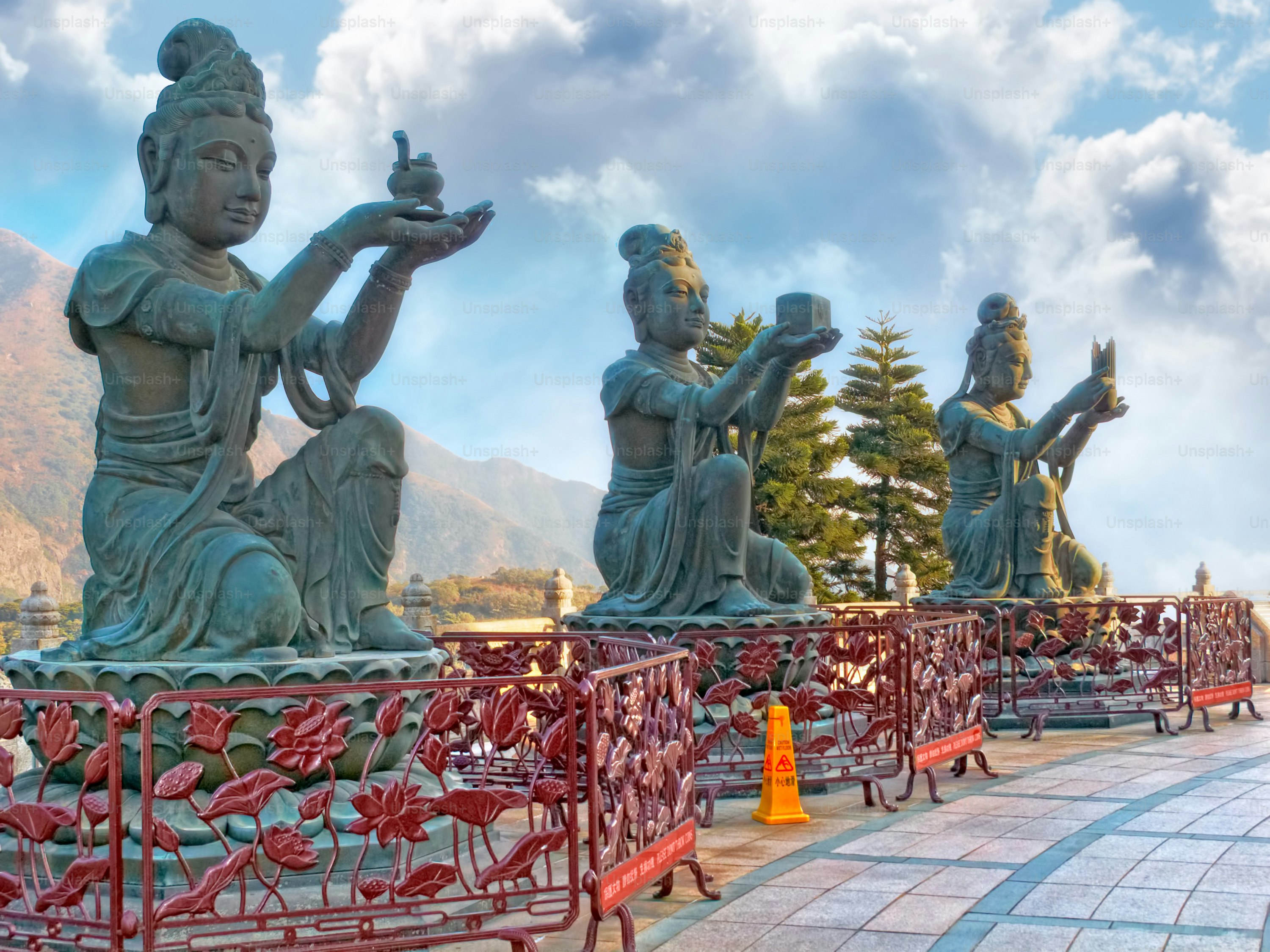 A photo of Buddhist temple - Hong Kong
