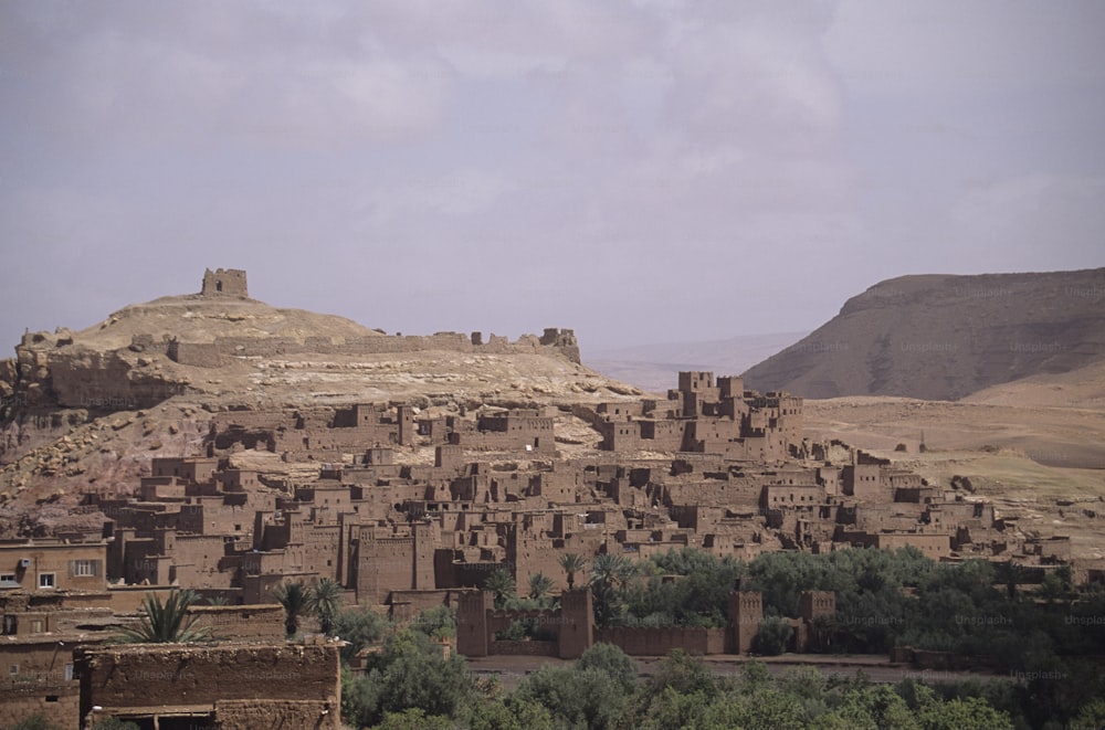 a village in the middle of a desert