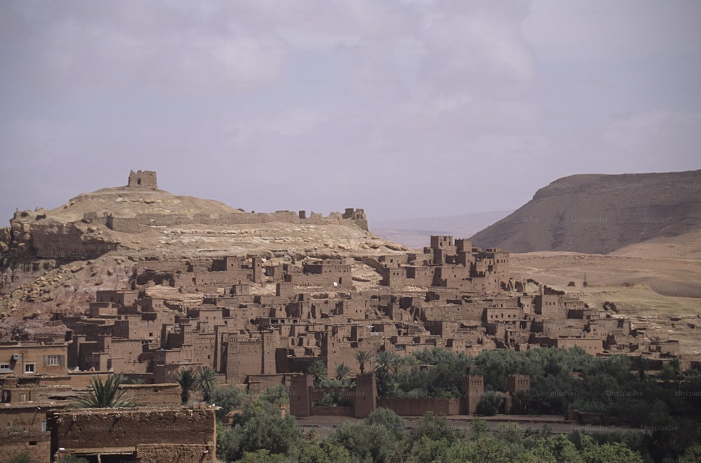 Un villaggio nel mezzo di un deserto