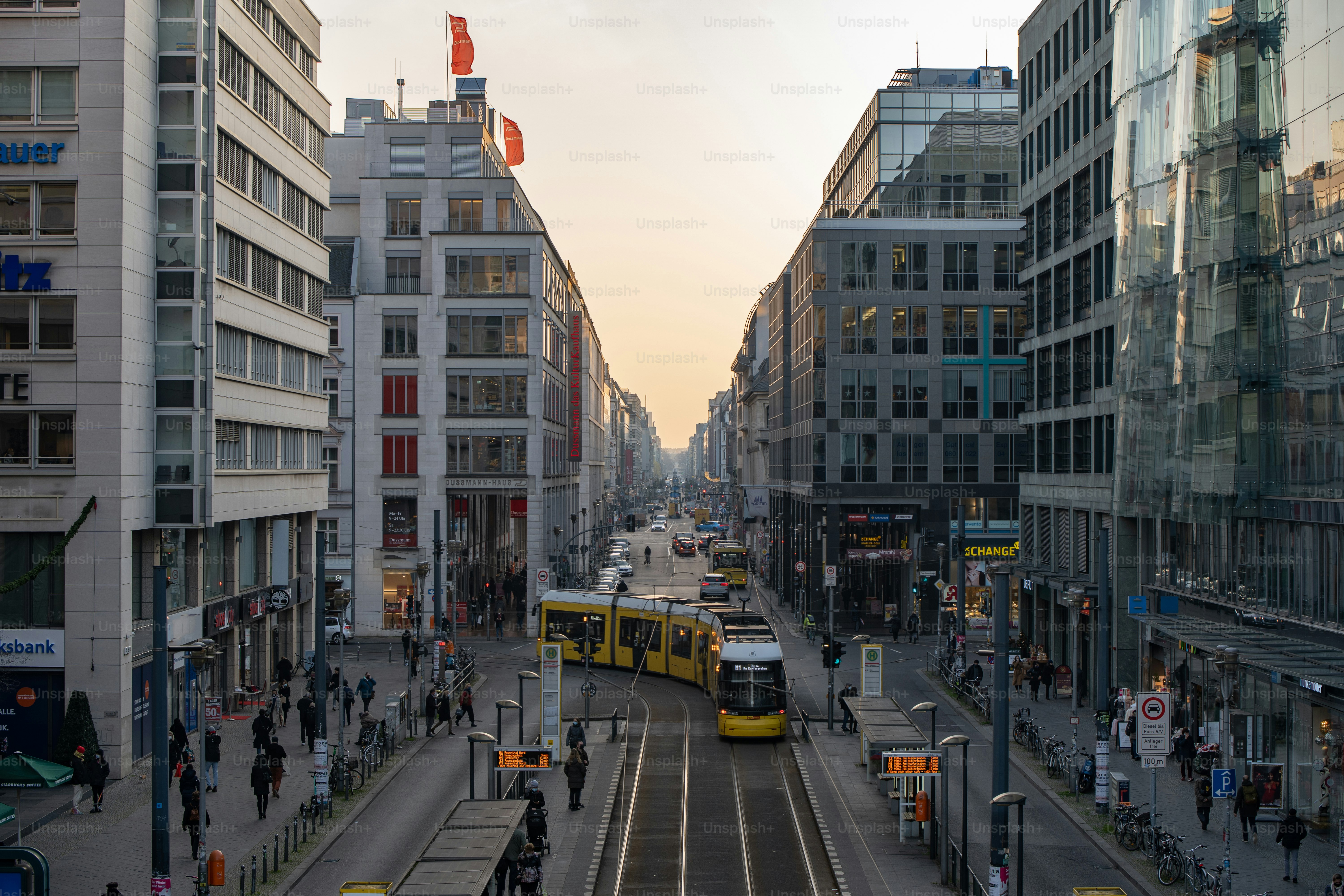 Bahnhof Berlin Friedrichstraße, metro station, city center, sunset, Germany