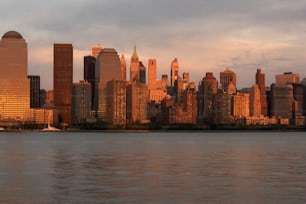 a view of a city from across a body of water