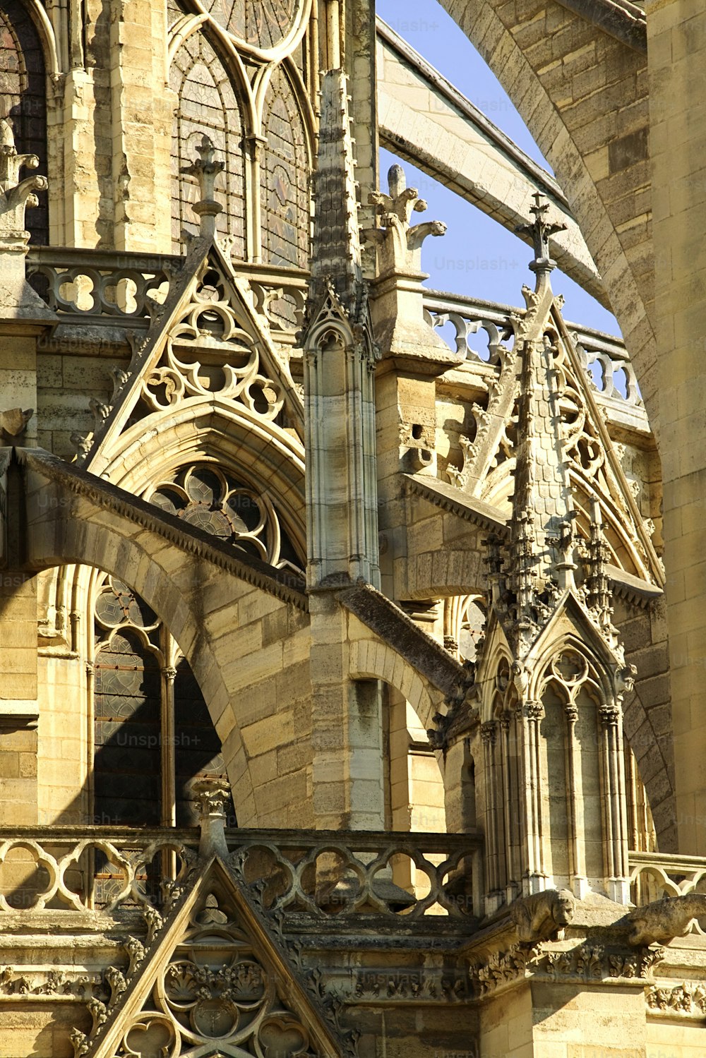 a large building with a clock on the side of it