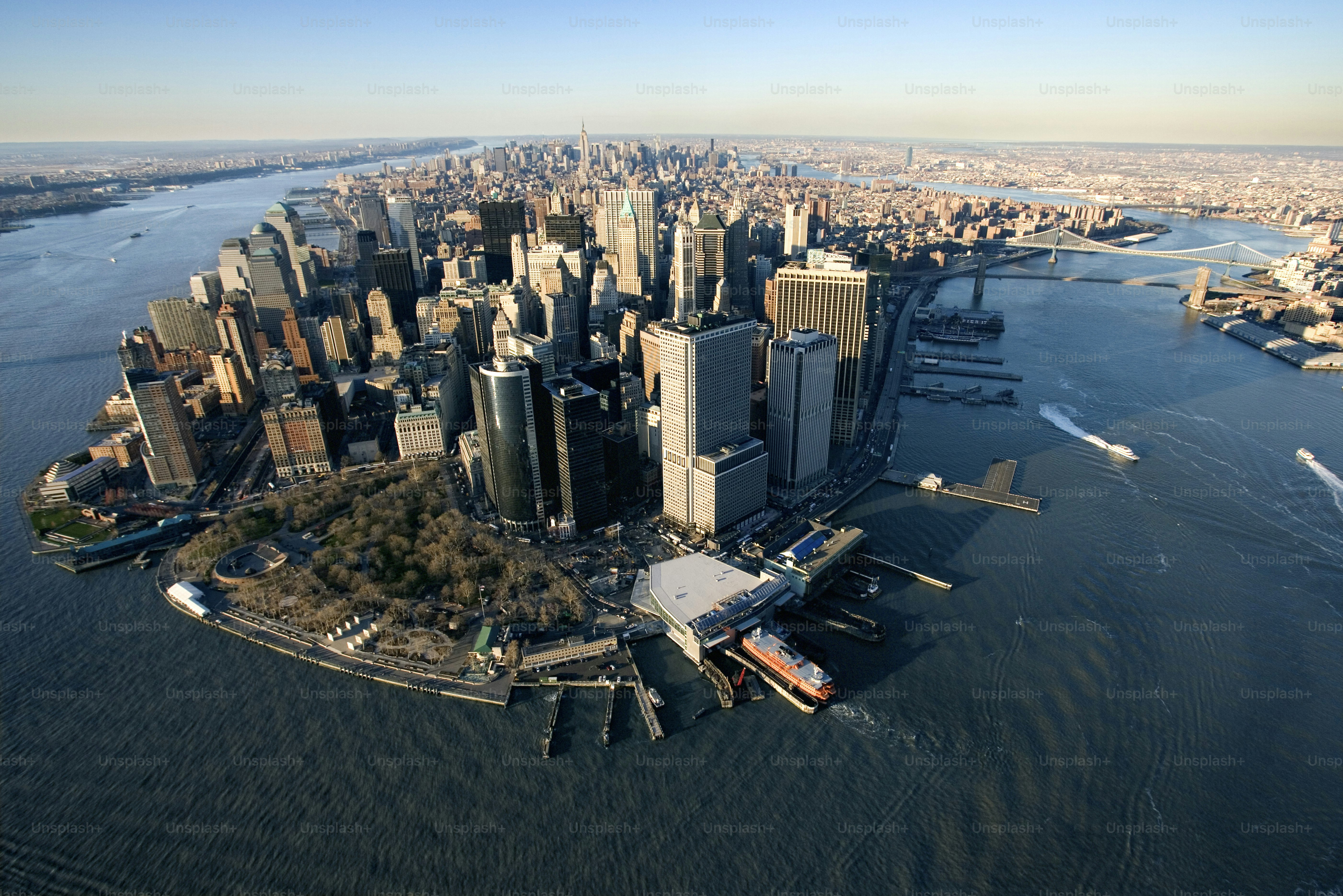 an island in the middle of a large body of water