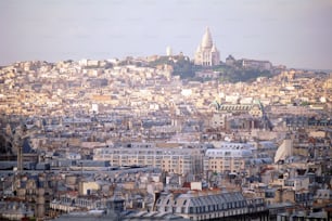 a view of a city from a high point of view