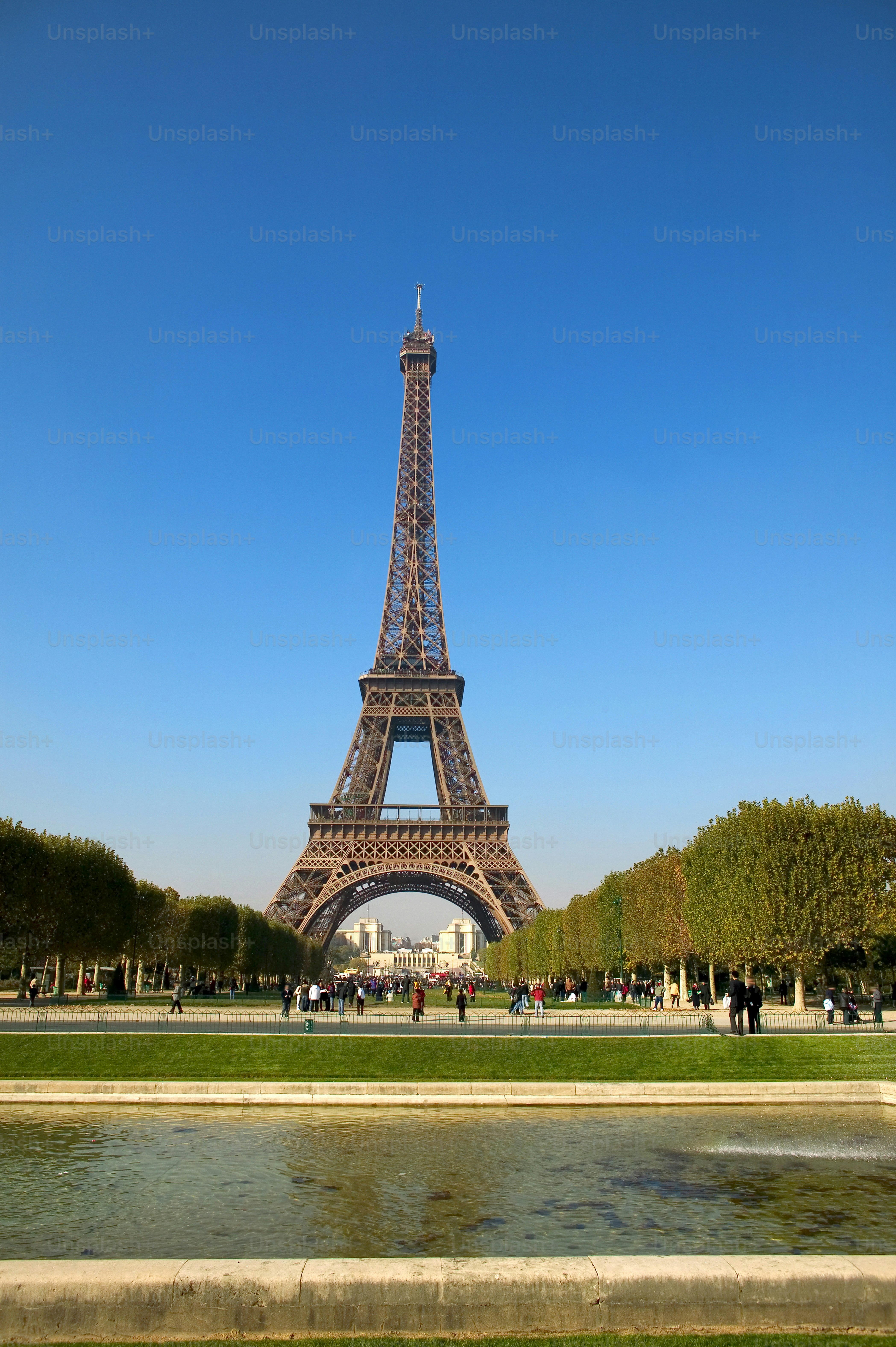 the eiffel tower towering over the city of paris