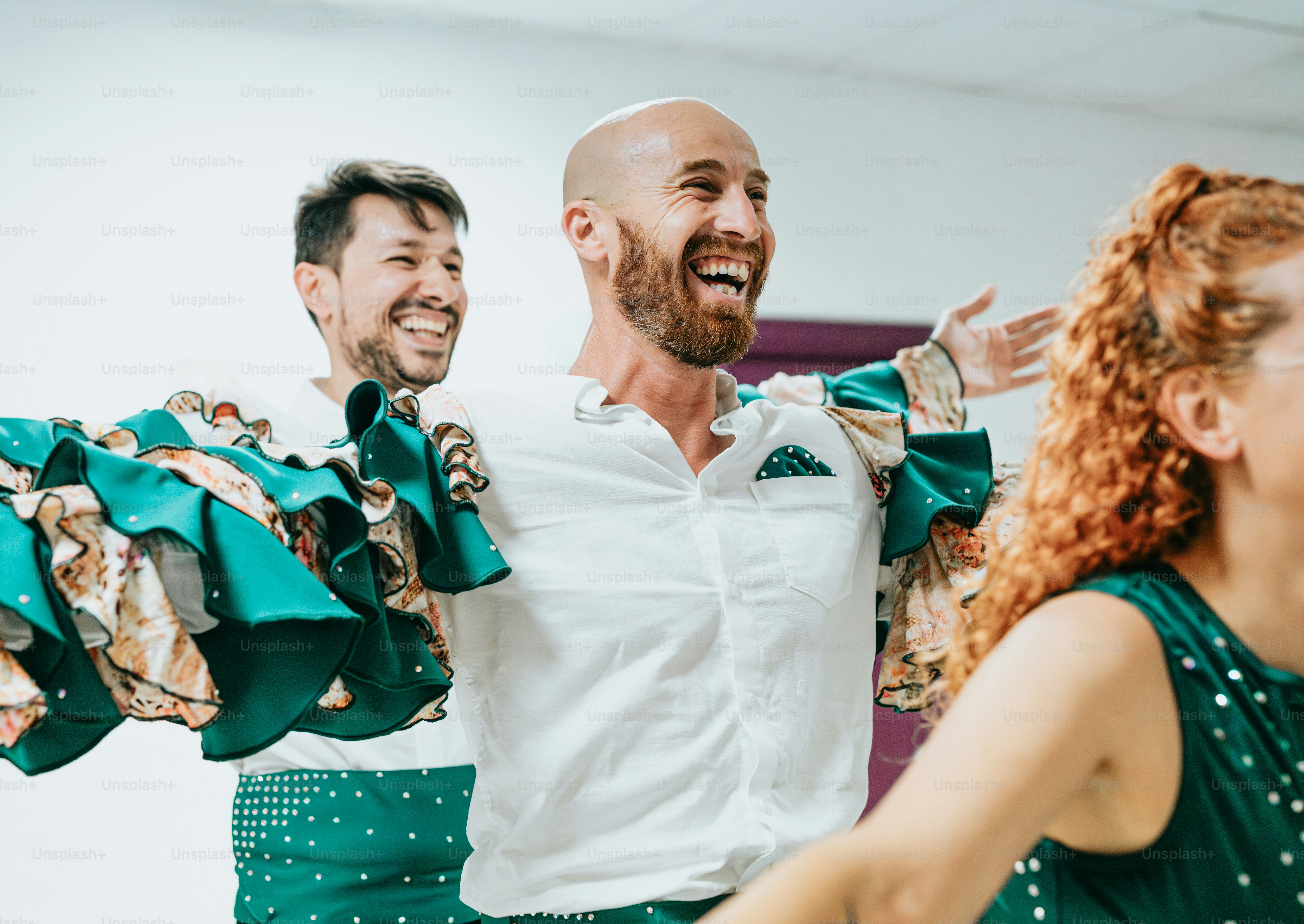 a group of people that are standing together