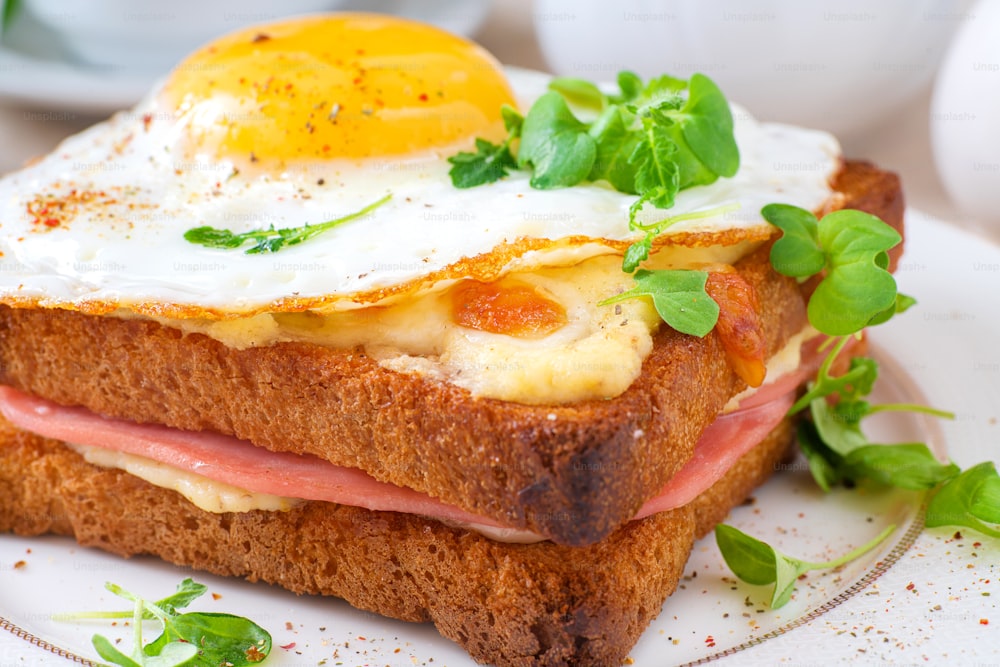 a close up of a sandwich on a plate