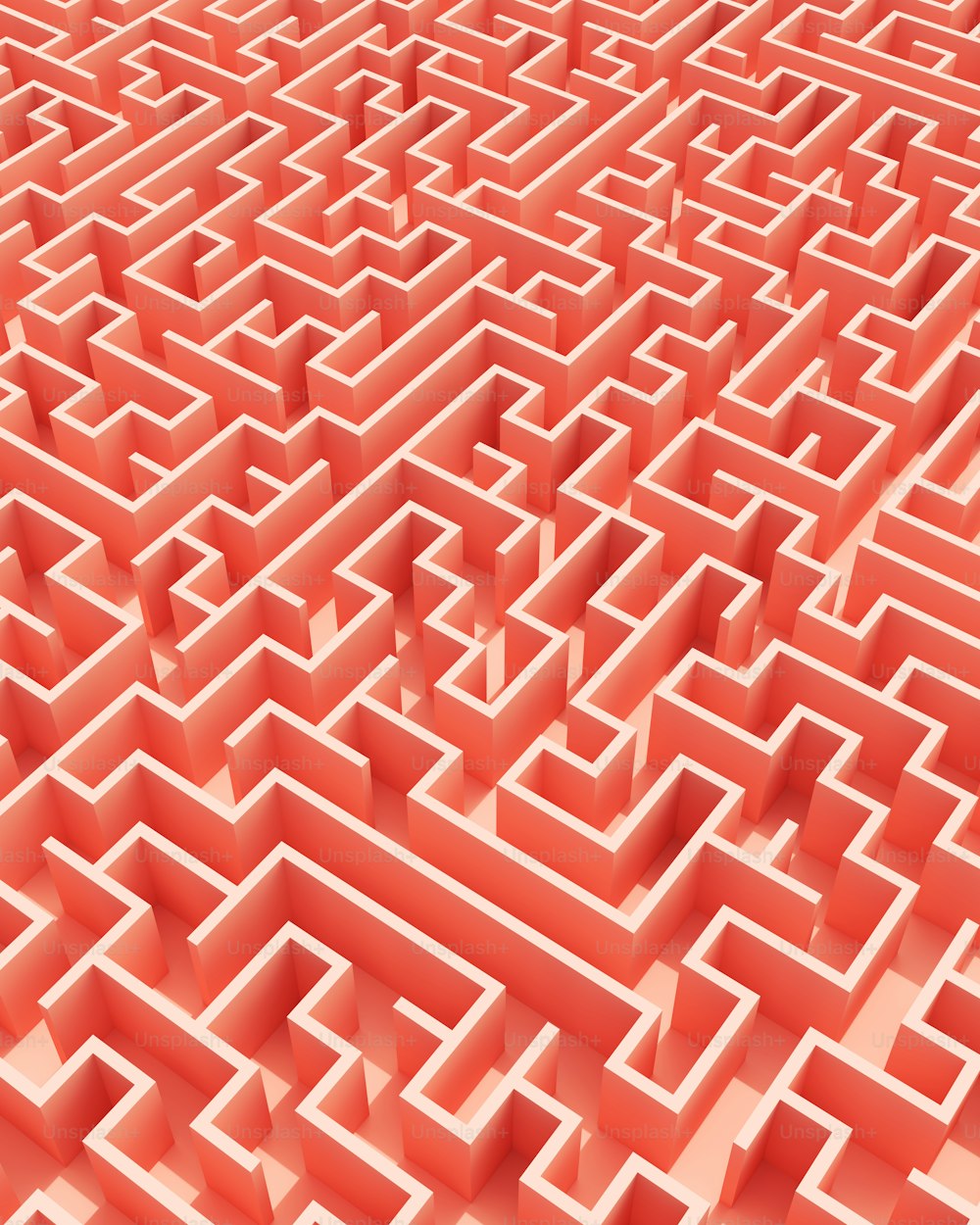 ein sehr großes Labyrinth mit vielen kleineren darin