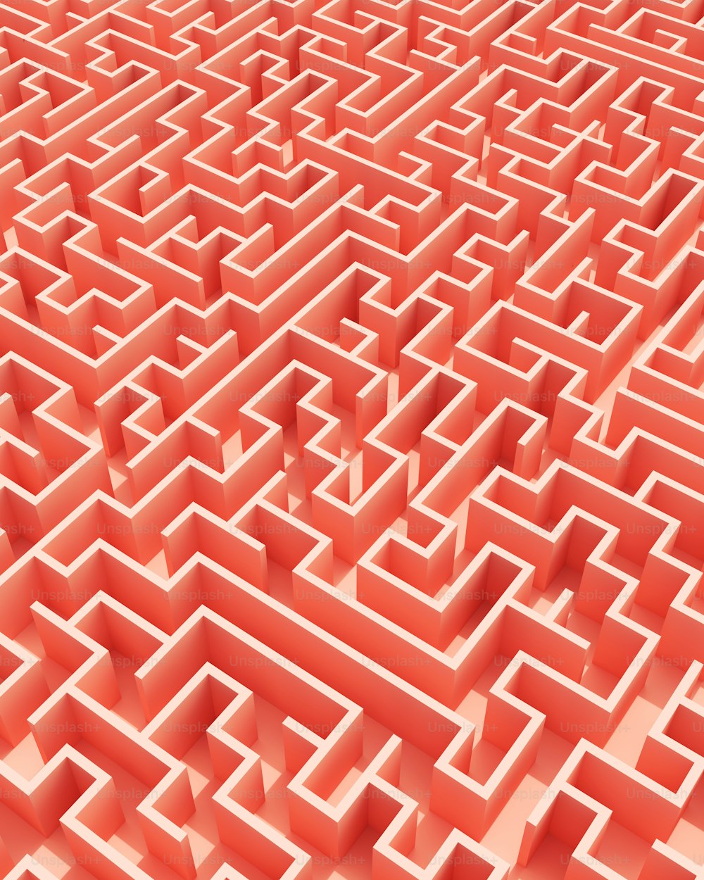 a very large maze with many smaller ones in it