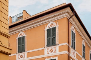 a building with a clock on the front of it