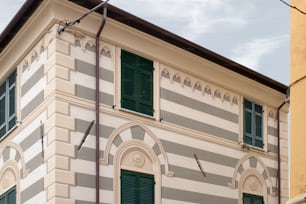 a building with a clock on the front of it