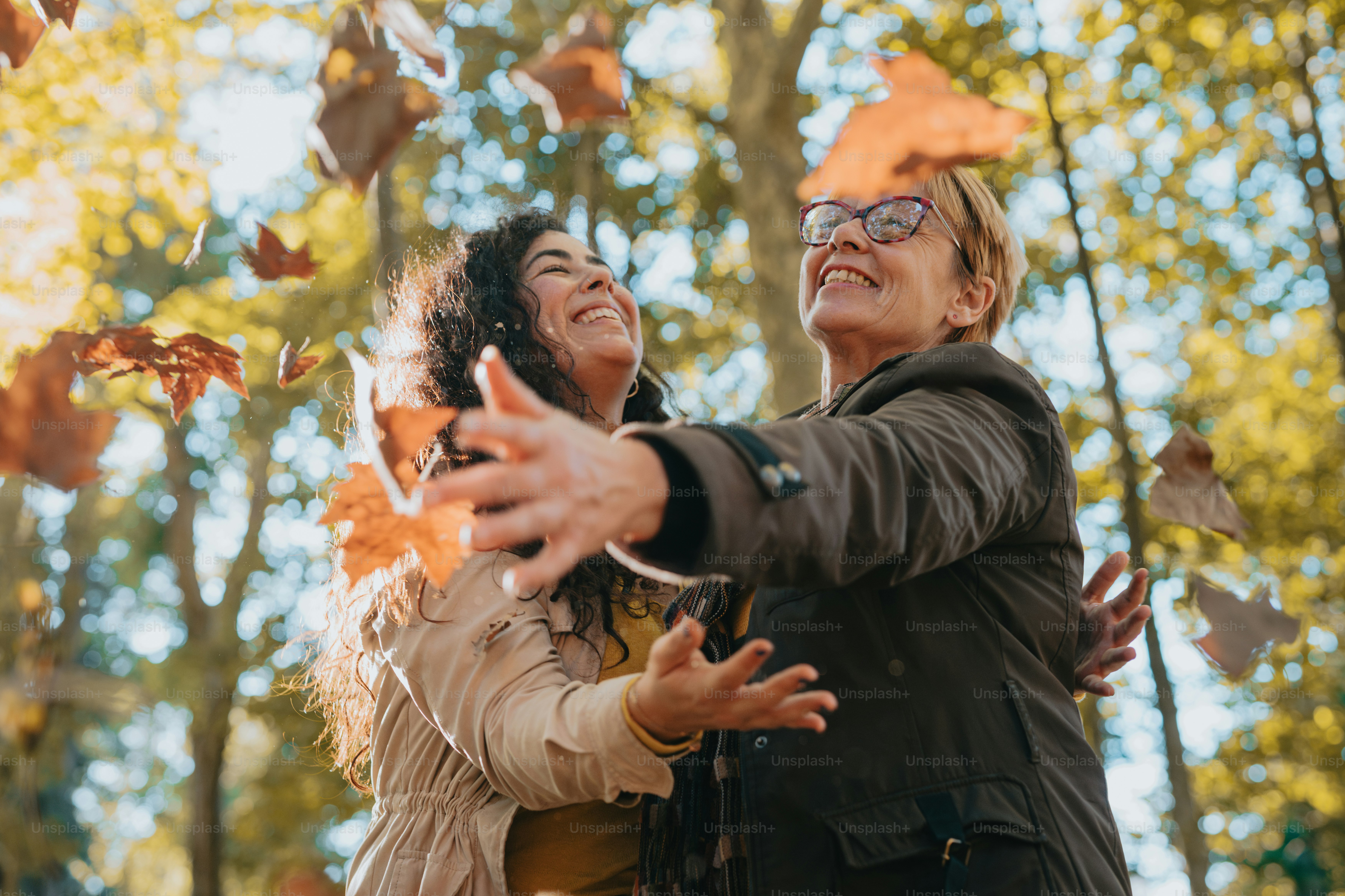 a couple of women standing next to each other