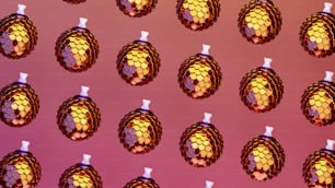 a group of honeycombs with candles sticking out of them