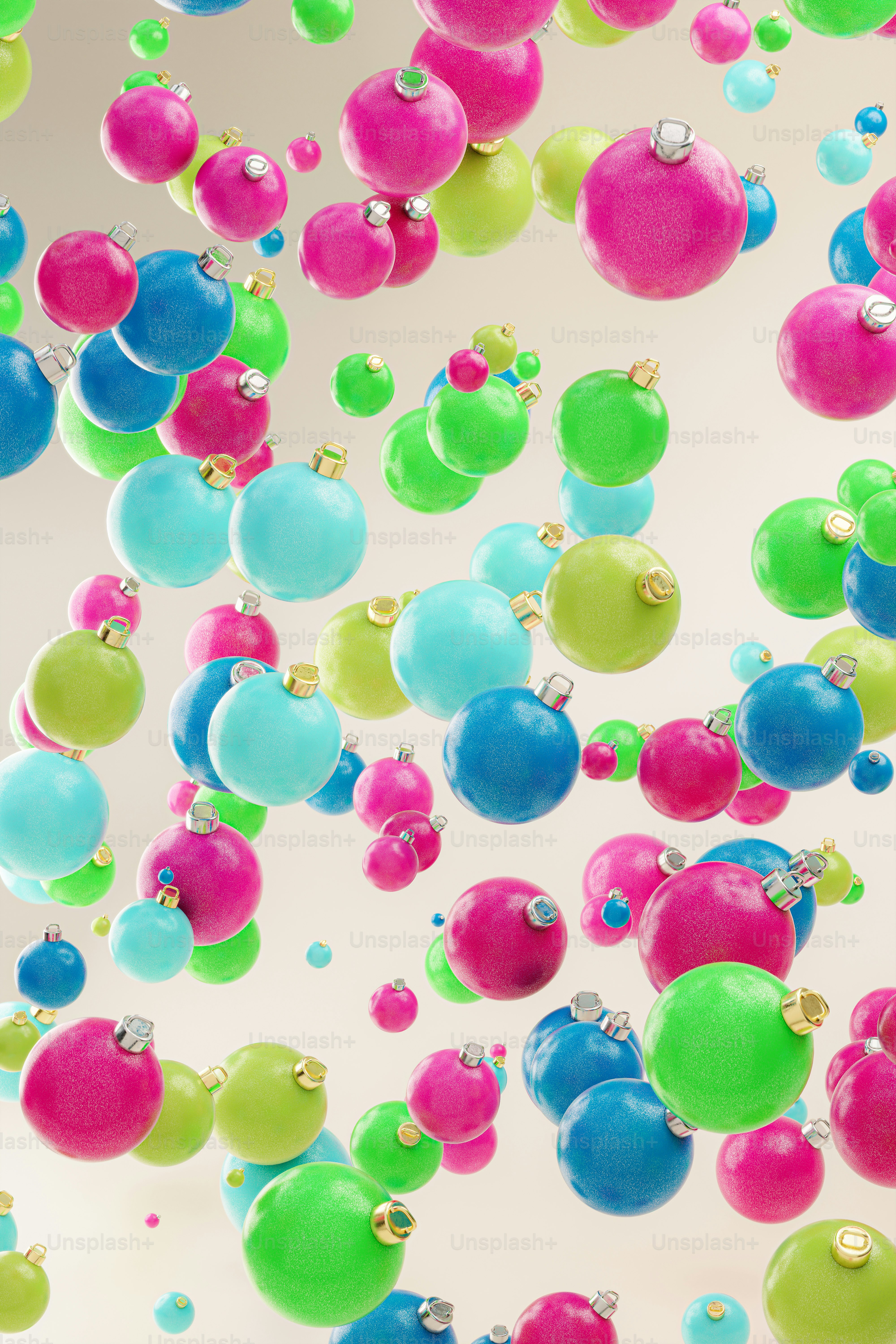 A bunch of balloons floating in the air photo – Christmas Image on Unsplash