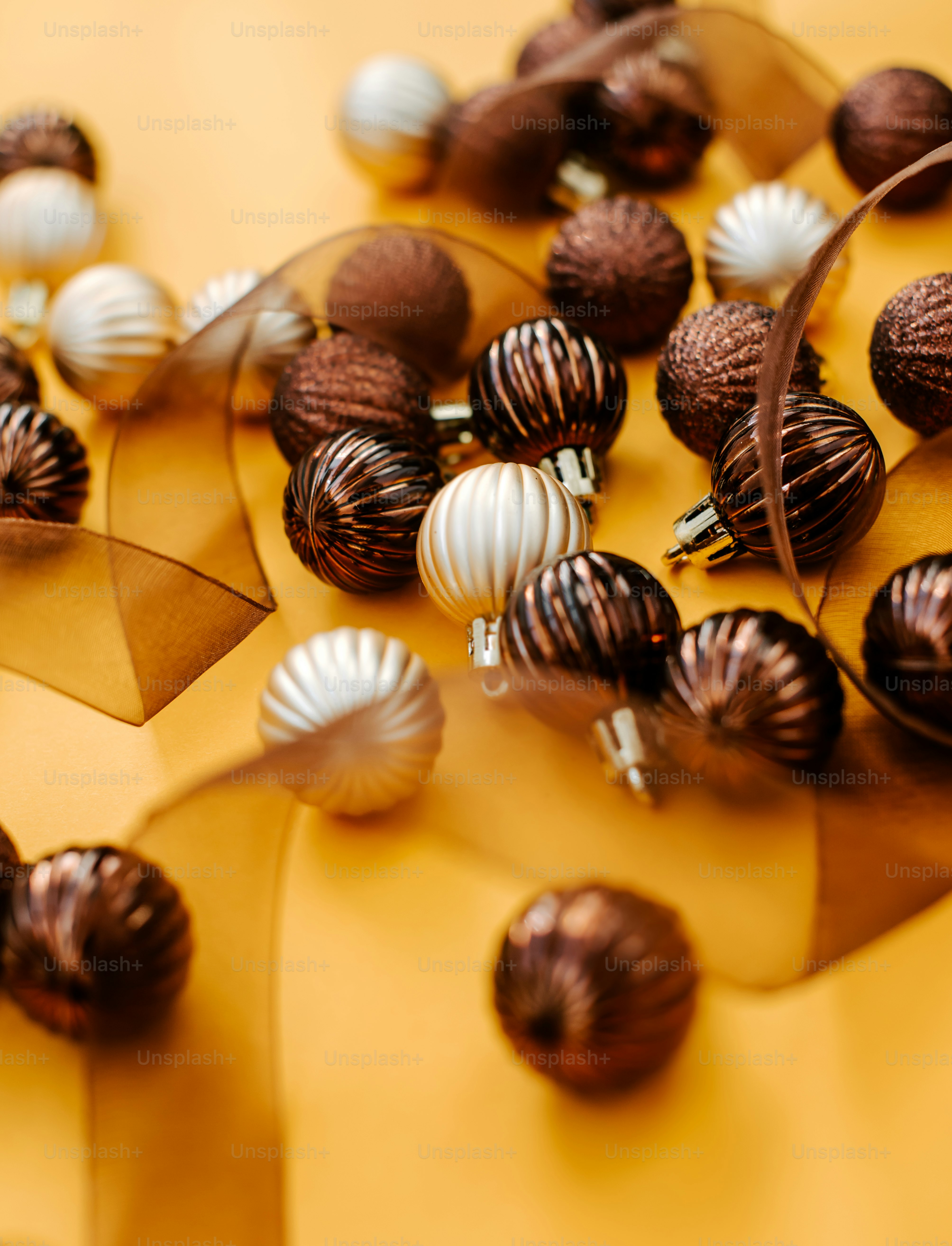 a bunch of chocolates sitting on top of a table