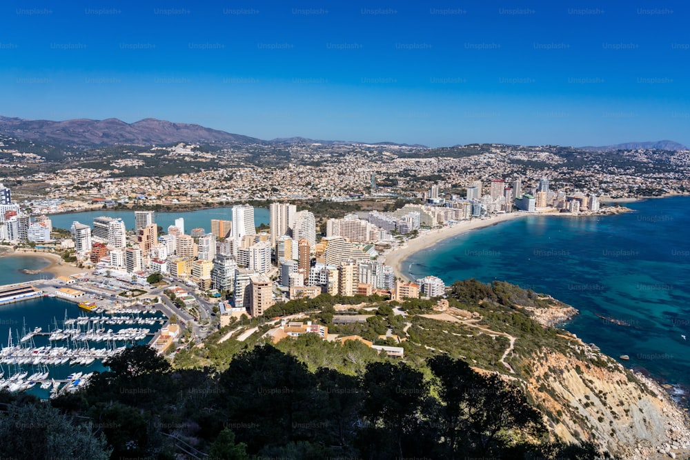 Mediterraner Ferienort Calpe in der Nähe von Valencia Costa Blanca in Spanien, Westeuropa