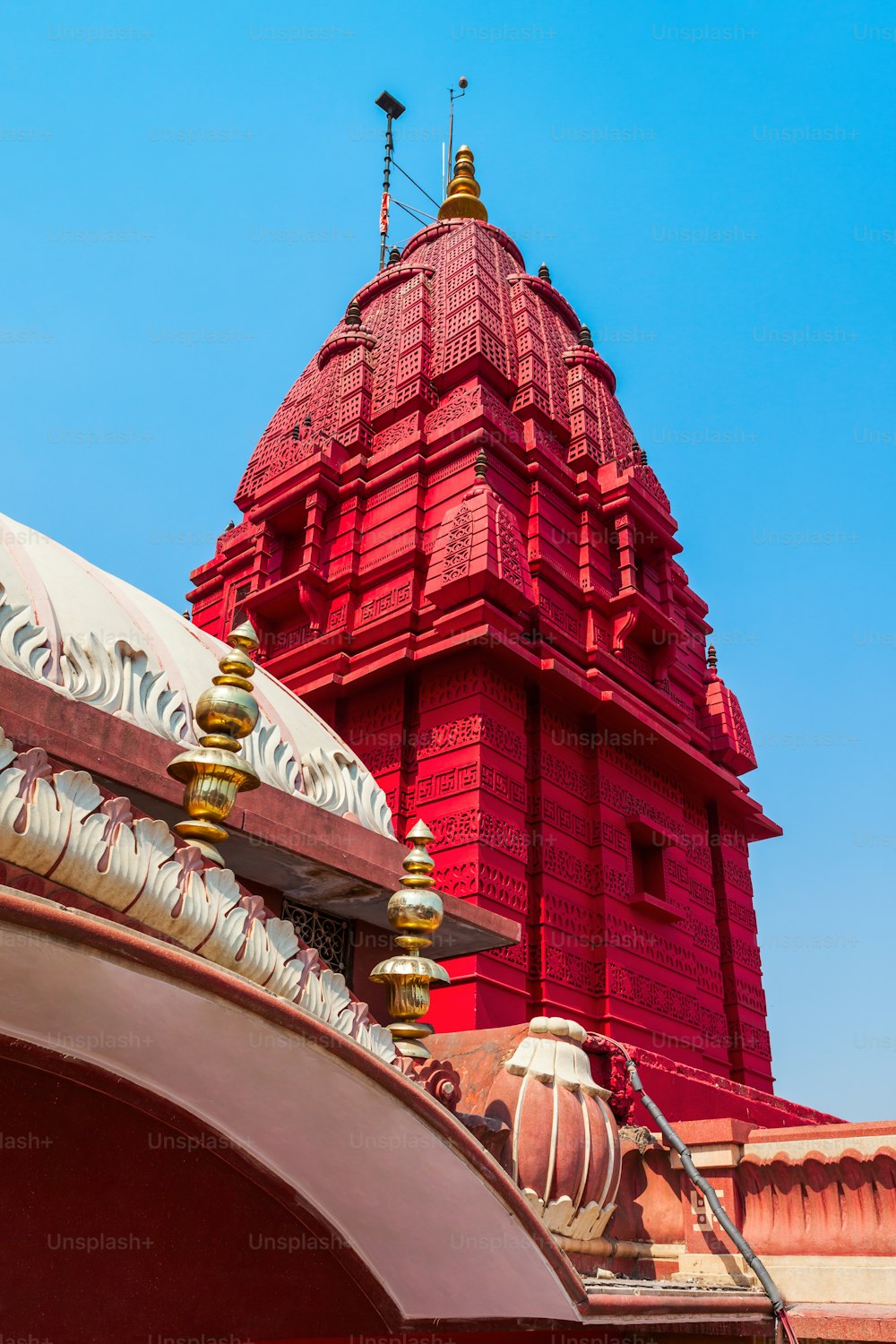 Shri Digambar Jain Lal Mandir is the oldest Jain temple in New Delhi city in India